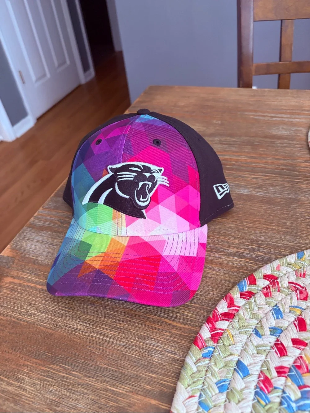 NFL New Era Carolina Panthers hat multicolor/geometric